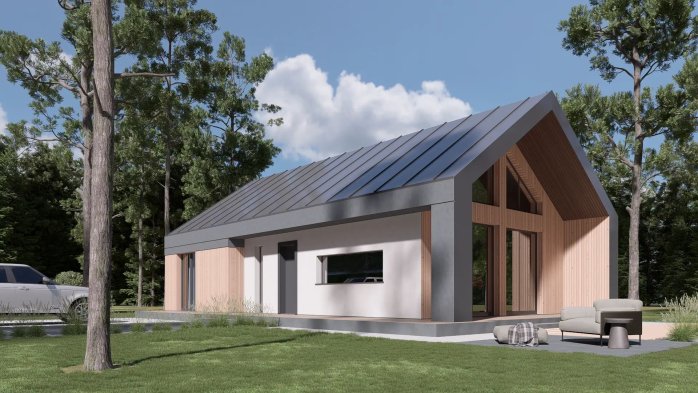 Проєкт будинку U578 - Одноповерхові дома в Україні