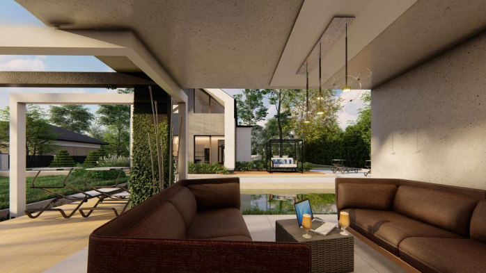 Проєкт будинку U526 - З мансардним поверхом дома в Україні