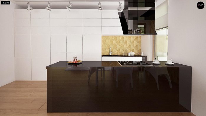 Проект дома Ux116 - 19 Одноэтажные дома в Украине