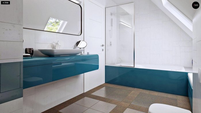 Проект дома U92 - 12 С мансардным этажом дома в Украине