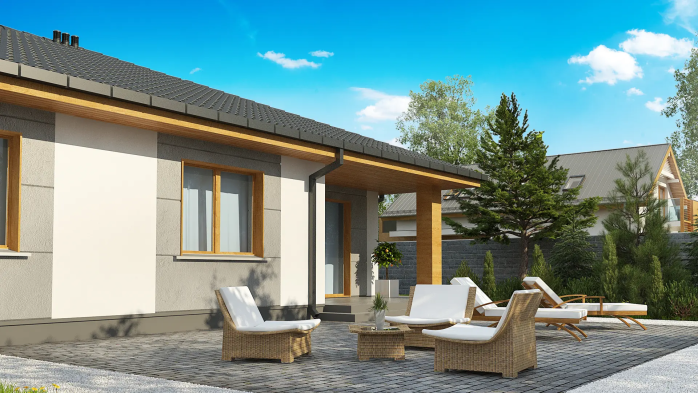 Проєкт будинку U67 A - Одноповерхові дома в Україні