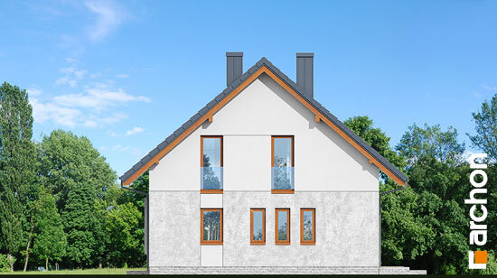 Проєкт будинку Будинок в ізопірумі 2 - З мансардним поверхом дома в Україні