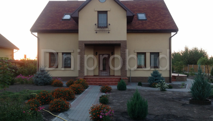 Мансардний будинок для двох поколінь в с. Обухівка (Мустанг)