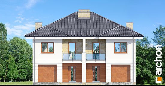 Проект дома Вилла Амелия (Р2) вер.2 - 3 Двухэтажные дома в Украине