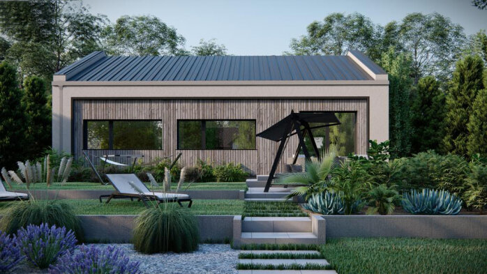 Проєкт будинку U514 - Одноповерхові дома в Україні