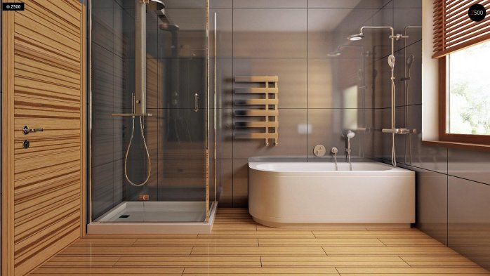 Проект дома U64 - 16 Одноэтажные дома в Украине