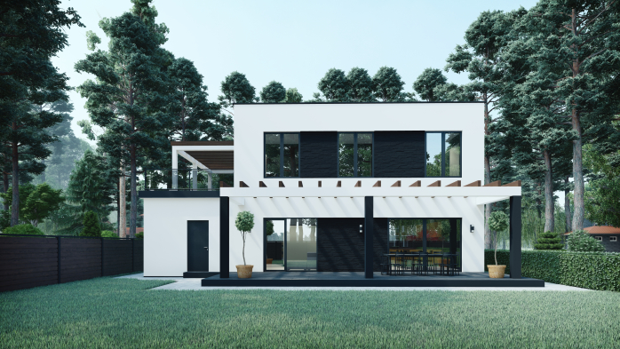 Проект будинку DBT 262 - Двоповерхові дома в Україні