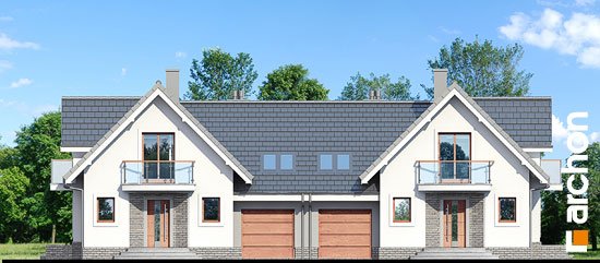 Проект дома Дом в антоновке (Р2) - 3 С мансардным этажом дома в Украине