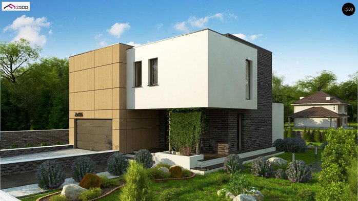 Проєкт будинку Ux155 - Двоповерхові дома в Україні