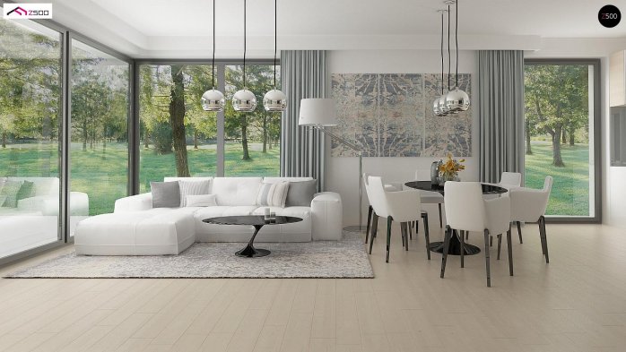 Проєкт будинку U390 - Одноповерхові дома в Україні