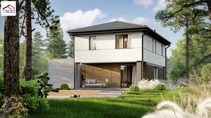 Проєкт будинку U487 - Двоповерхові дома в Україні