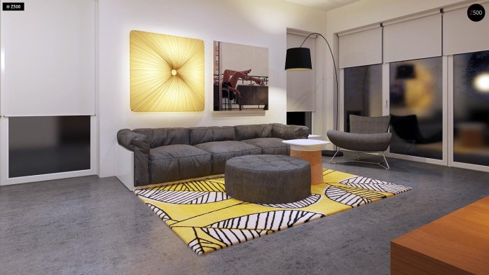 Проект дома U297 GF - 6 Двухэтажные дома в Украине