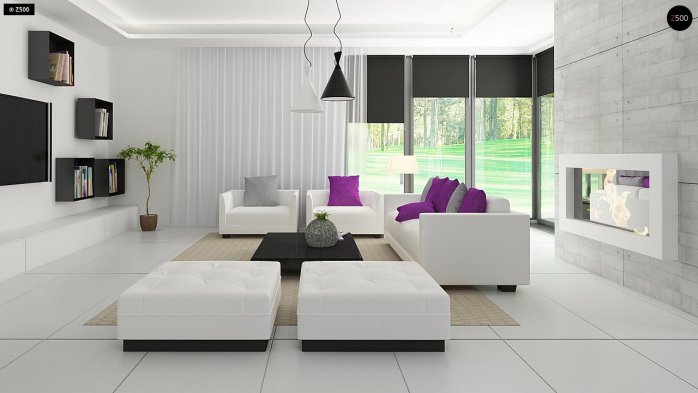 Проєкт будинку Ux65 + - Одноповерхові дома в Україні