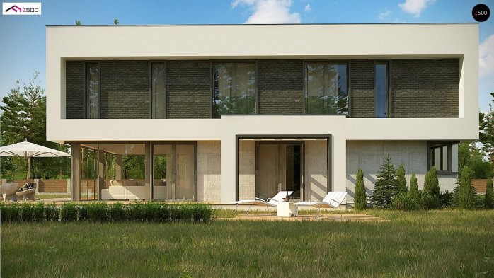 Проект дома Ux130 - 9 Двухэтажные дома в Украине