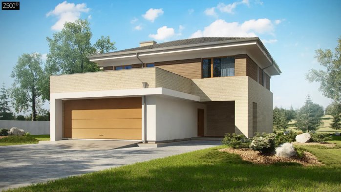 Проект дома Ux112 v2 - 1 Двухэтажные дома в Украине