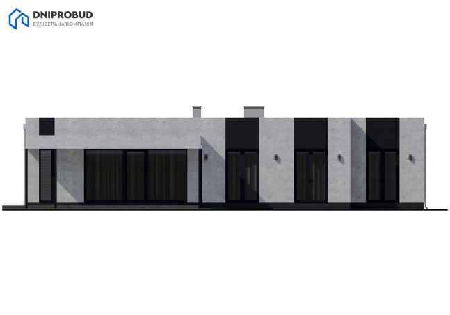 Проєкт будинку Db 23 v1 - Одноповерхові дома в Україні