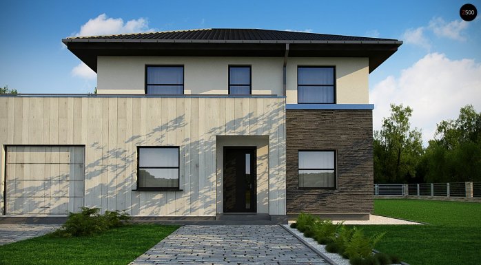 Проєкт будинку U29 minus - Двоповерхові дома в Україні
