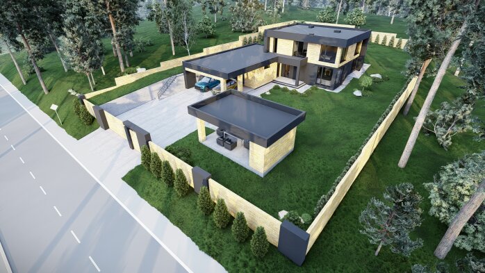 Проєкт будинку DBT 556 - Двоповерхові дома в Україні