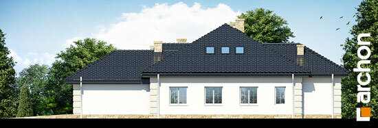 Проект дома Дом в настурциях 3 вер.3 - 4 С мансардным этажом дома в Украине