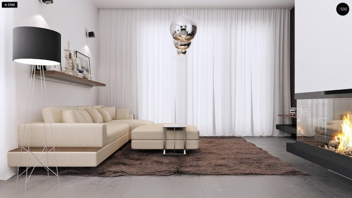 Проєкт будинку U252 - Одноповерхові дома в Україні