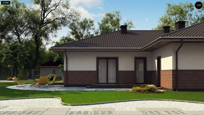 Проєкт будинку U80 A - Одноповерхові дома в Україні