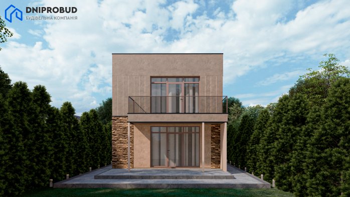 Проект дома Db 19 - 7 Двухэтажные дома в Украине