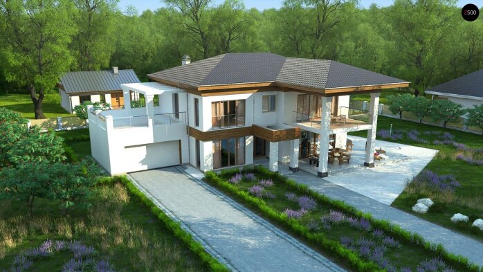 Проєкт будинку Uu201 - Двоповерхові дома в Україні