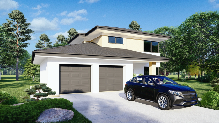 Проект дома DBT 427 - 3 Двухэтажные дома в Украине