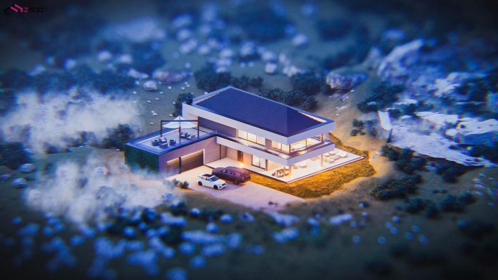 Проект дома U556 - 7 Двухэтажные дома в Украине