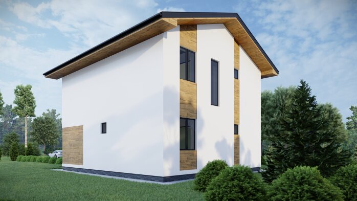 Проект дома DBT 486 - 6 Двухэтажные дома в Украине