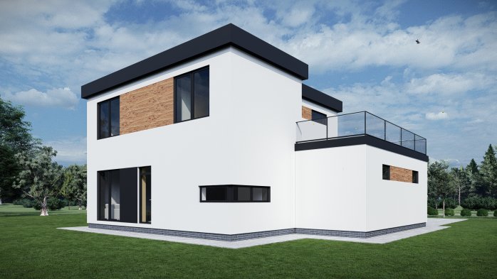 Проєкт будинку DBT 592 - Двоповерхові дома в Україні