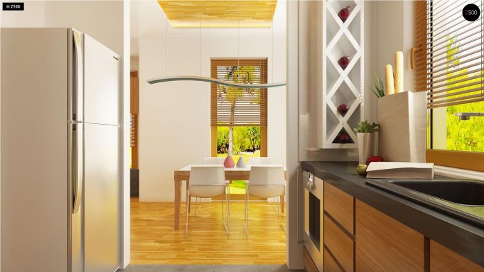 Проєкт будинку U302 - З мансардним поверхом дома в Україні