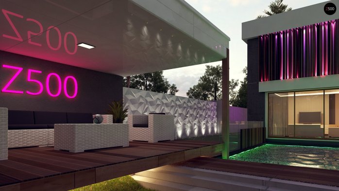 Проєкт будинку Ux124 - Двоповерхові дома в Україні