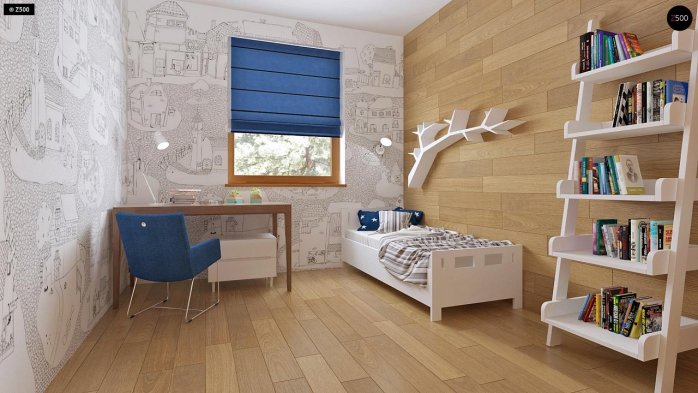 Проект дома U16 D 35 - 14 С мансардным этажом дома в Украине