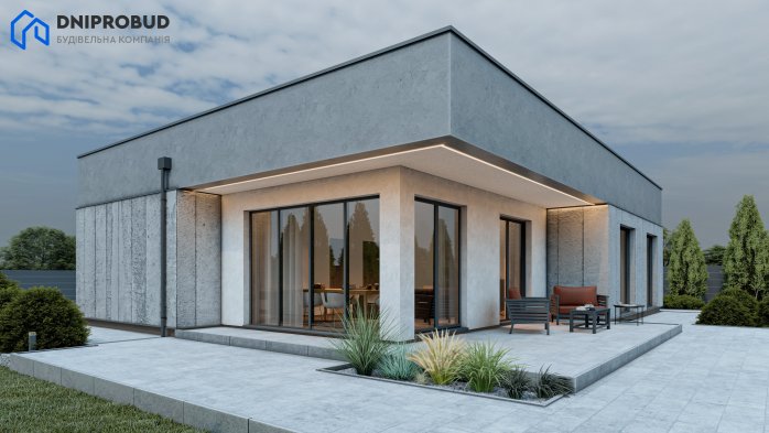 Проєкт будинку Db 33 - Одноповерхові дома в Україні