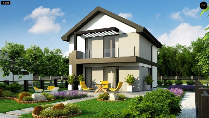 Проект дома U372 - 2 Двухэтажные дома в Украине