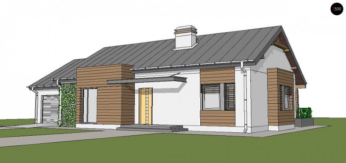 Проект дома U93 GL - 3 Одноэтажные дома в Украине