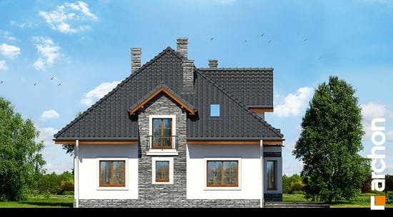 Проект дома Дом в тимьяне 9 - 6 С мансардным этажом дома в Украине