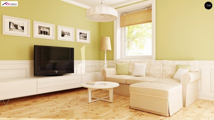 Проєкт будинку U71 - З мансардним поверхом дома в Україні