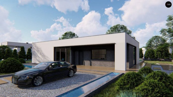 Проект дома Ux149 - 1 Одноэтажные дома в Украине