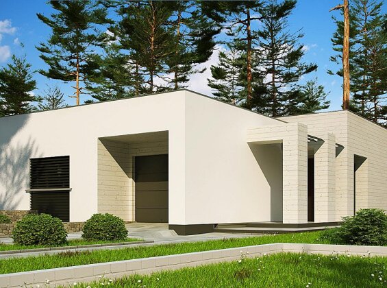 Проект дома Ux68 A minus