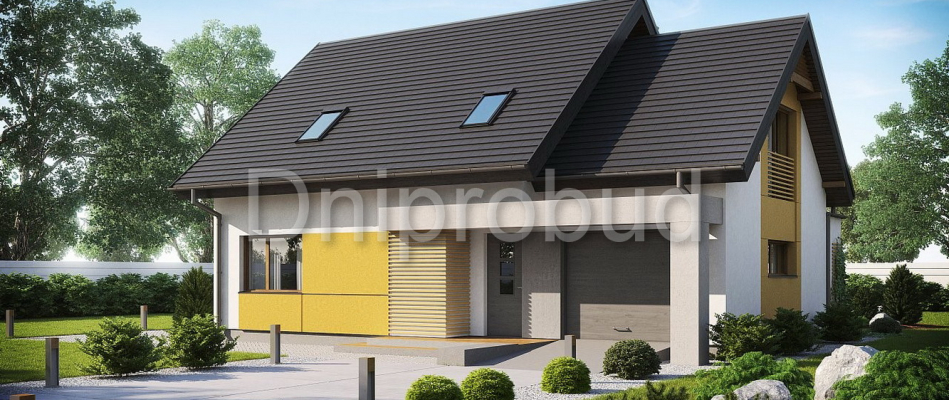 Мансардний будинок на Клочко