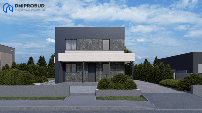 Проєкт будинку Db 18 v1 - Двоповерхові дома в Україні