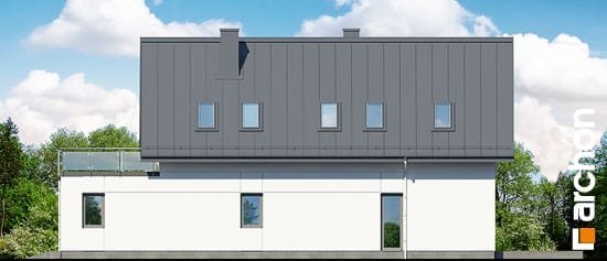 Проект дома Дом под хикорой - 4 С мансардным этажом дома в Украине