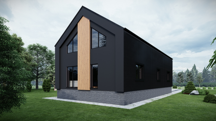 Проект дома DBT 617 - 5 Двухэтажные дома в Украине