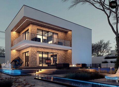 Проєкт будинку Ux82 GL +