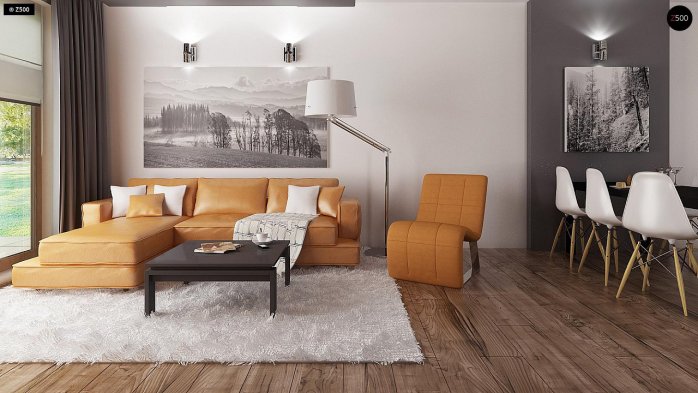 Проект дома U41 GP - 2 Одноэтажные дома в Украине