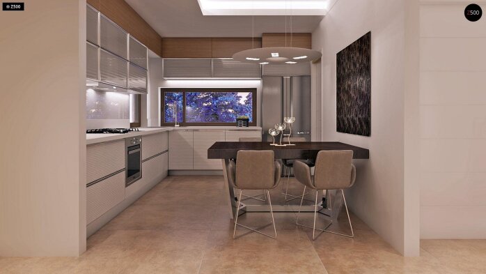 Проект дома Ux45 - 26 Двухэтажные дома в Украине