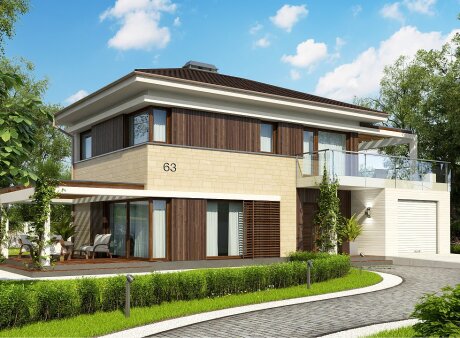 Проєкт будинку Ux63 B