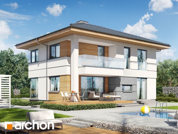 Проєкт будинку Вілла Сюзанна - Двоповерхові дома в Україні